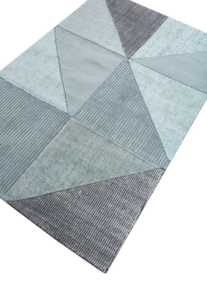 Tappeto moderno - 228 x 163 cm - blu chiaro