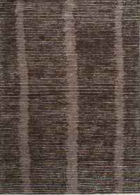 Tappeto di lana - 255 x 150 cm - marrone scuro