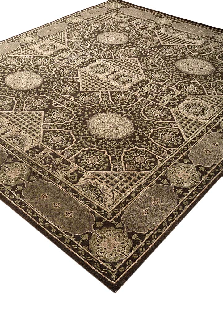 Tappeto di lana - 270 x 240 cm - beige