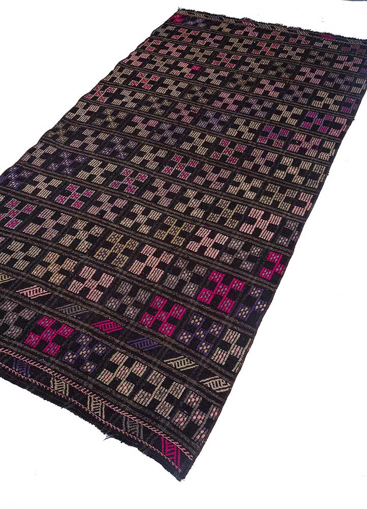 Tappeto di lana - 228 x 120 cm - viola