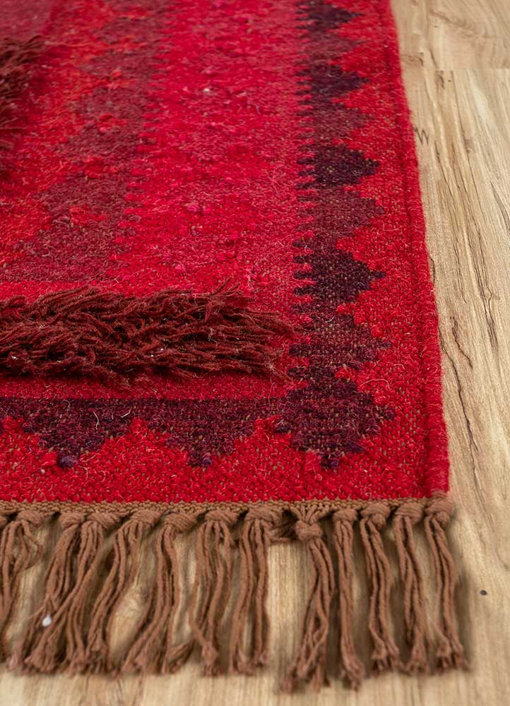 Tappeto di lana - 225 x 150 cm - rosso
