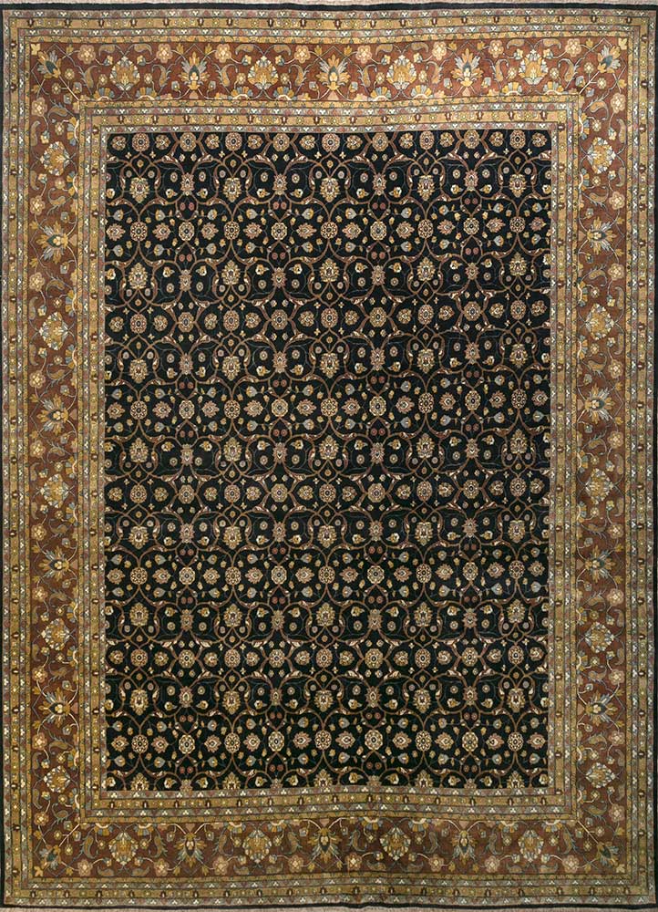 Tappeto di lana - 450 x 360 cm - blu