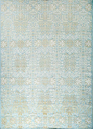 Tappeto di lana - 345 x 300 cm - blu