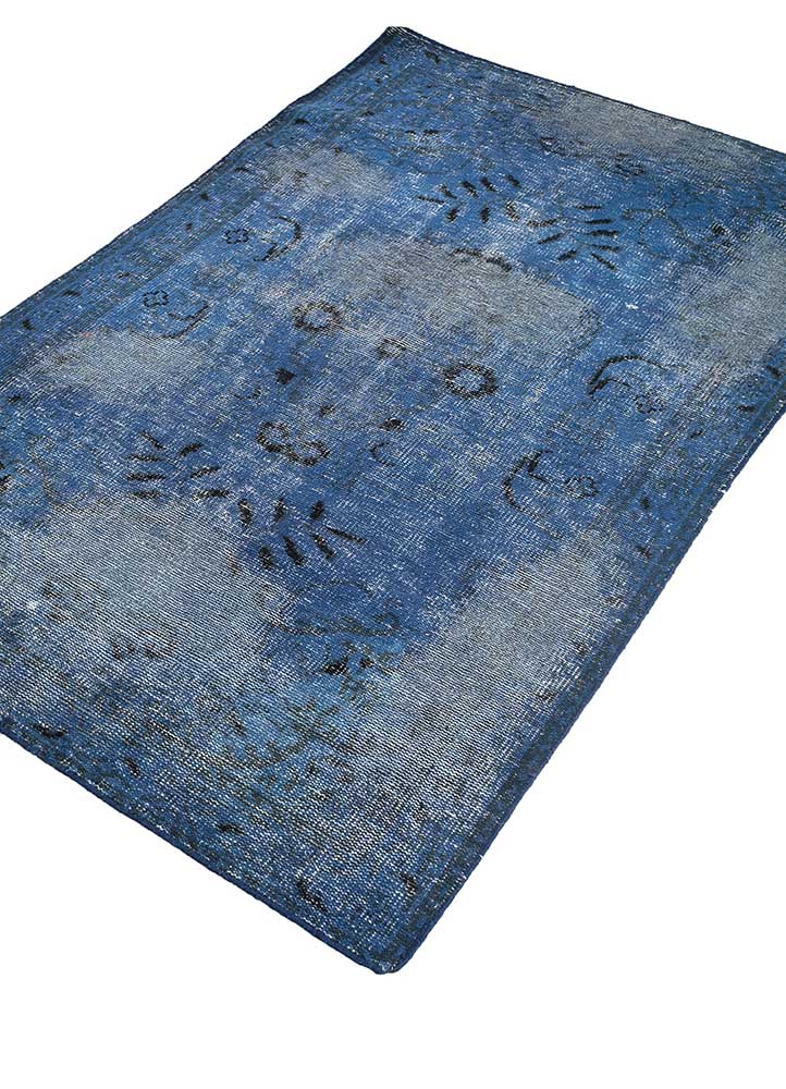 Tappeto di lana - 180 x 120 cm - blu
