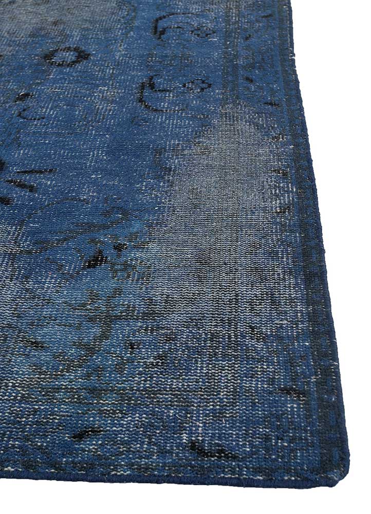 Tappeto di lana - 180 x 120 cm - blu