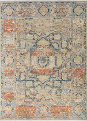 Tappeto di lana - 360 x 270 cm - verde