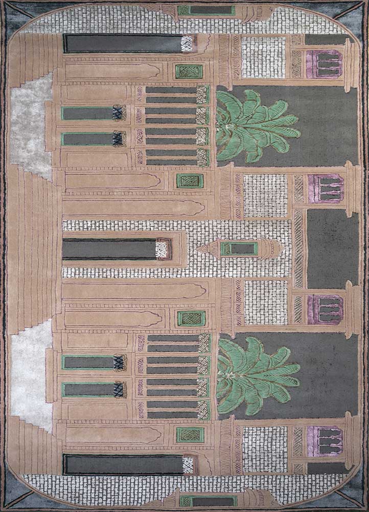 Tappeto di lana - 500 x 205 cm - arancione