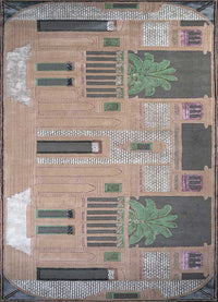 Tappeto di lana - 500 x 205 cm - arancione