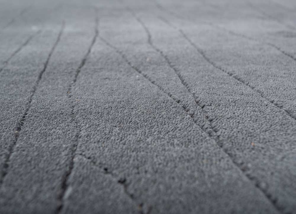 Tappeto di lana - 233 x 165 cm - grigio scuro