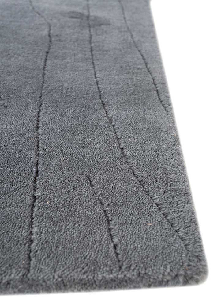 Tappeto di lana - 233 x 165 cm - grigio scuro
