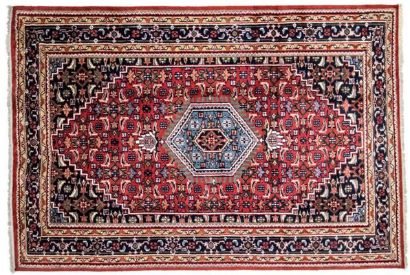 Tappeto orientale - 90 x 60 cm - rosso