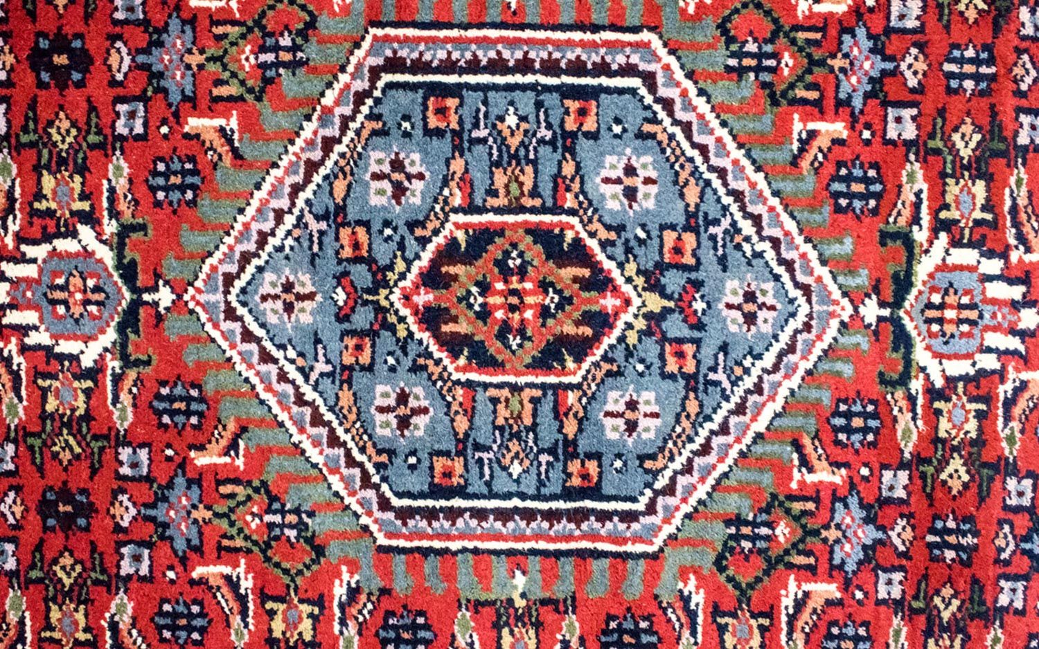 Tappeto orientale - 90 x 60 cm - rosso