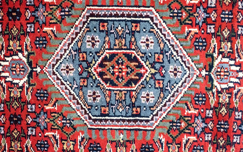 Tappeto orientale - 90 x 60 cm - rosso