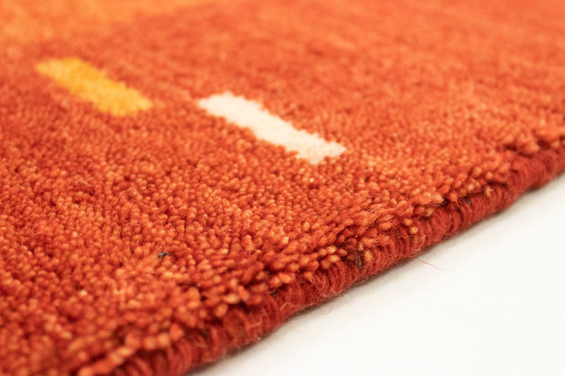 Tappeto Gabbeh - Indus - 180 x 120 cm - rosso