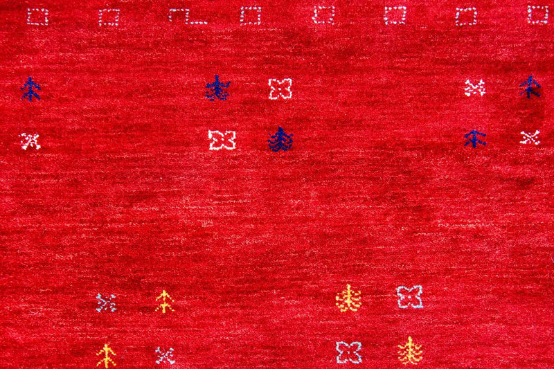 Tappeto Gabbeh - Loribaft Persero - 250 x 200 cm - rosso