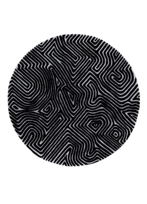 Tappeto rotondo  - 180 x 180 cm - grigio