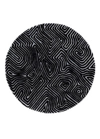 Tappeto rotondo  - 180 x 180 cm - grigio