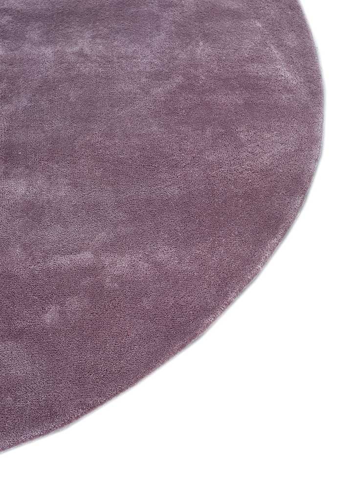Tappeto di design rotondo  - 180 x 180 cm - viola