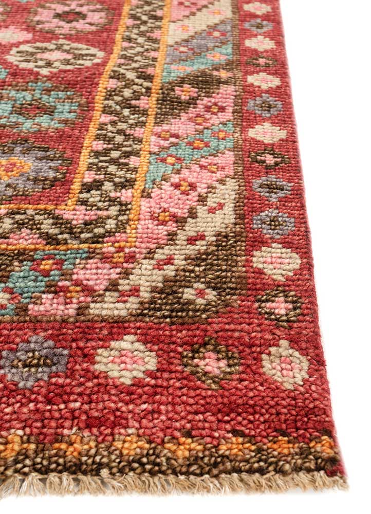 Tappeto corsia Tappeto di lana - 360 x 90 cm - arancione