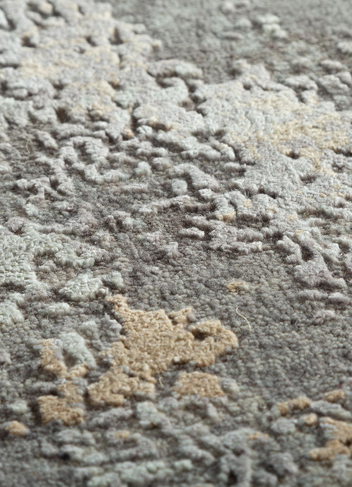 Tappeto corsia Tappeto di lana - 360 x 75 cm - grigio scuro