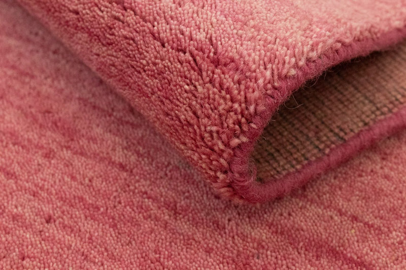 Tappeto corsia Tappeto Gabbeh - Indus - 400 x 80 cm - rosa