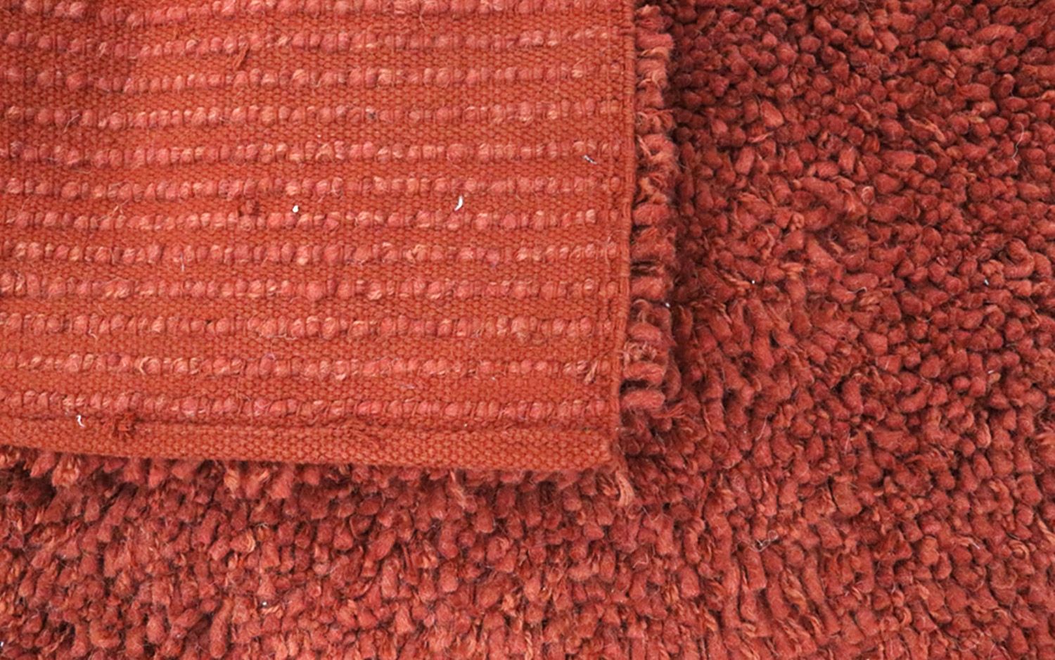 Tappeto a pelo alto - 215 x 155 cm - ruggine