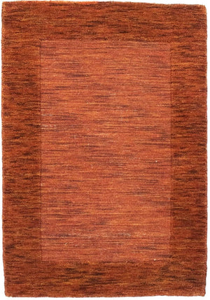 Tappeto di lana - 90 x 60 cm - ruggine
