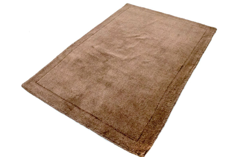 Tappeto di lana - 145 x 100 cm - marrone