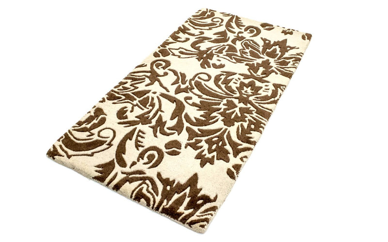 Tappeto di lana - 148 x 76 cm - beige