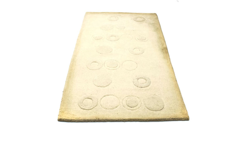Tappeto di lana - 148 x 80 cm - beige