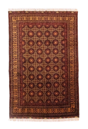 Tappeto afgano - 288 x 198 cm - rosso