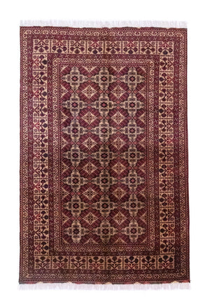 Tappeto afgano - 283 x 201 cm - marrone