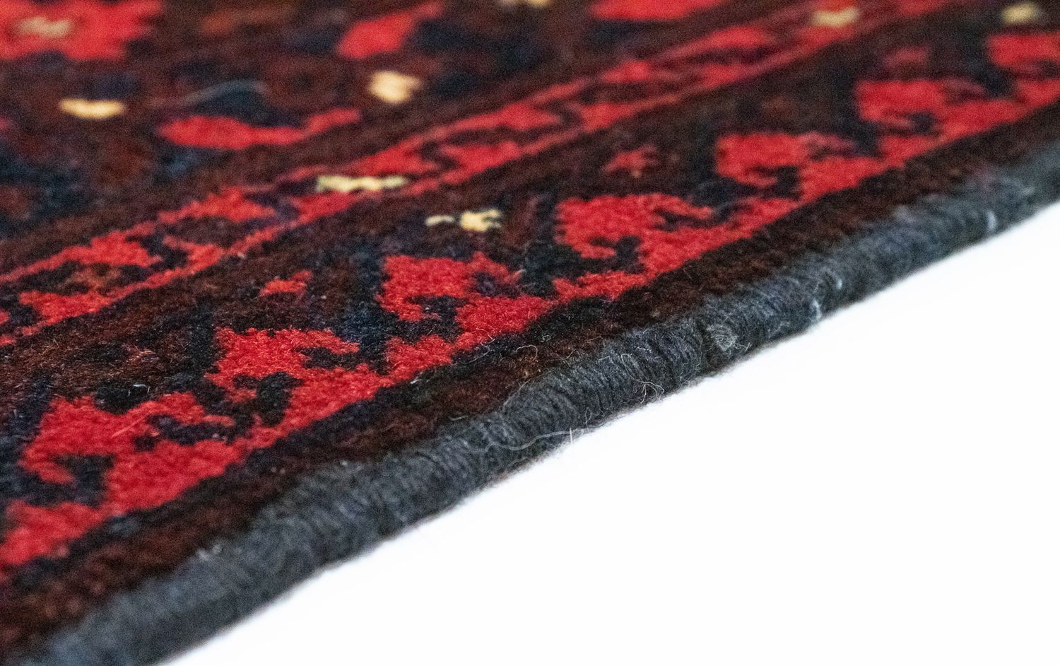 Tappeto afgano - Kunduz - 286 x 199 cm - rosso