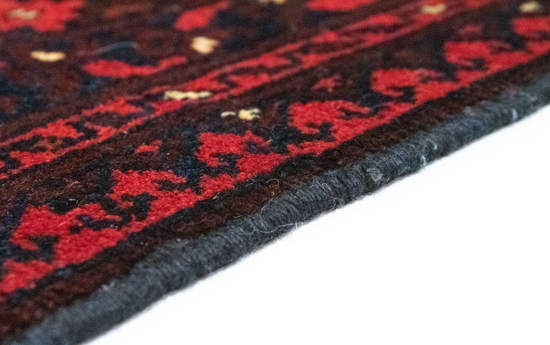 Tappeto afgano - Kunduz - 286 x 199 cm - rosso