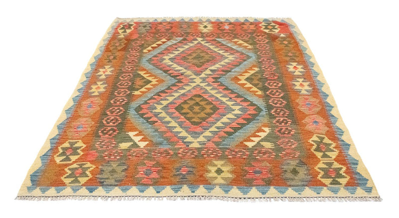 Tappeto Kelim - Orientale - 196 x 154 cm - arancione