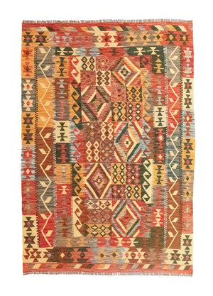 Tappeto Kelim - Orientale - 203 x 154 cm - arancione