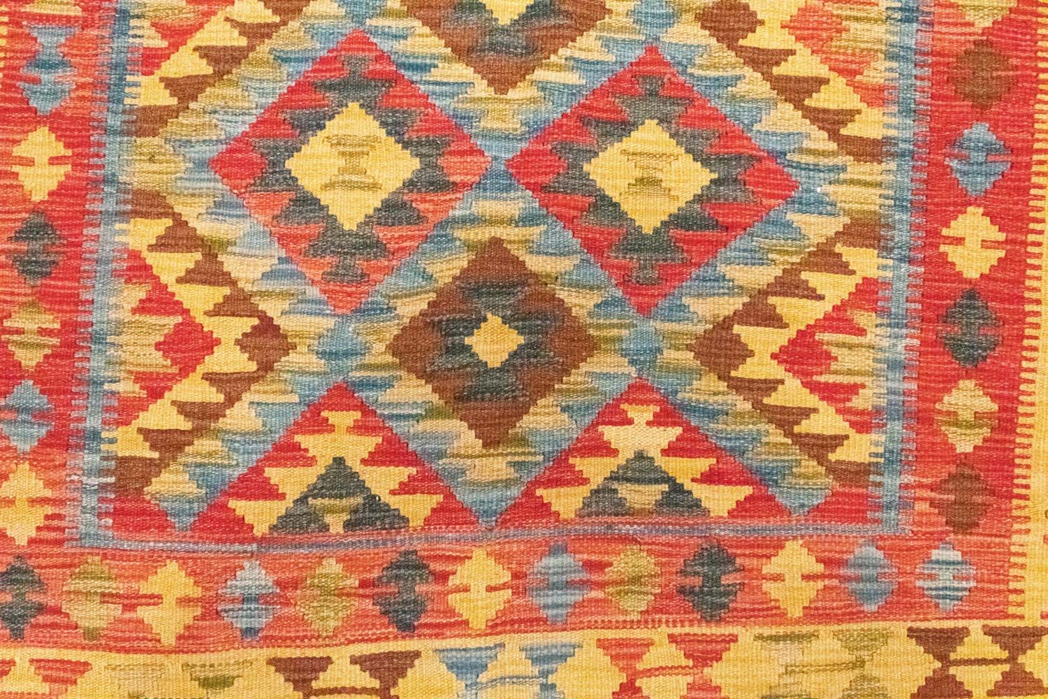 Tappeto Kelim - Orientale - 208 x 152 cm - giallo