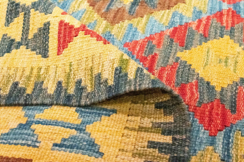 Tappeto Kelim - Orientale - 208 x 152 cm - giallo
