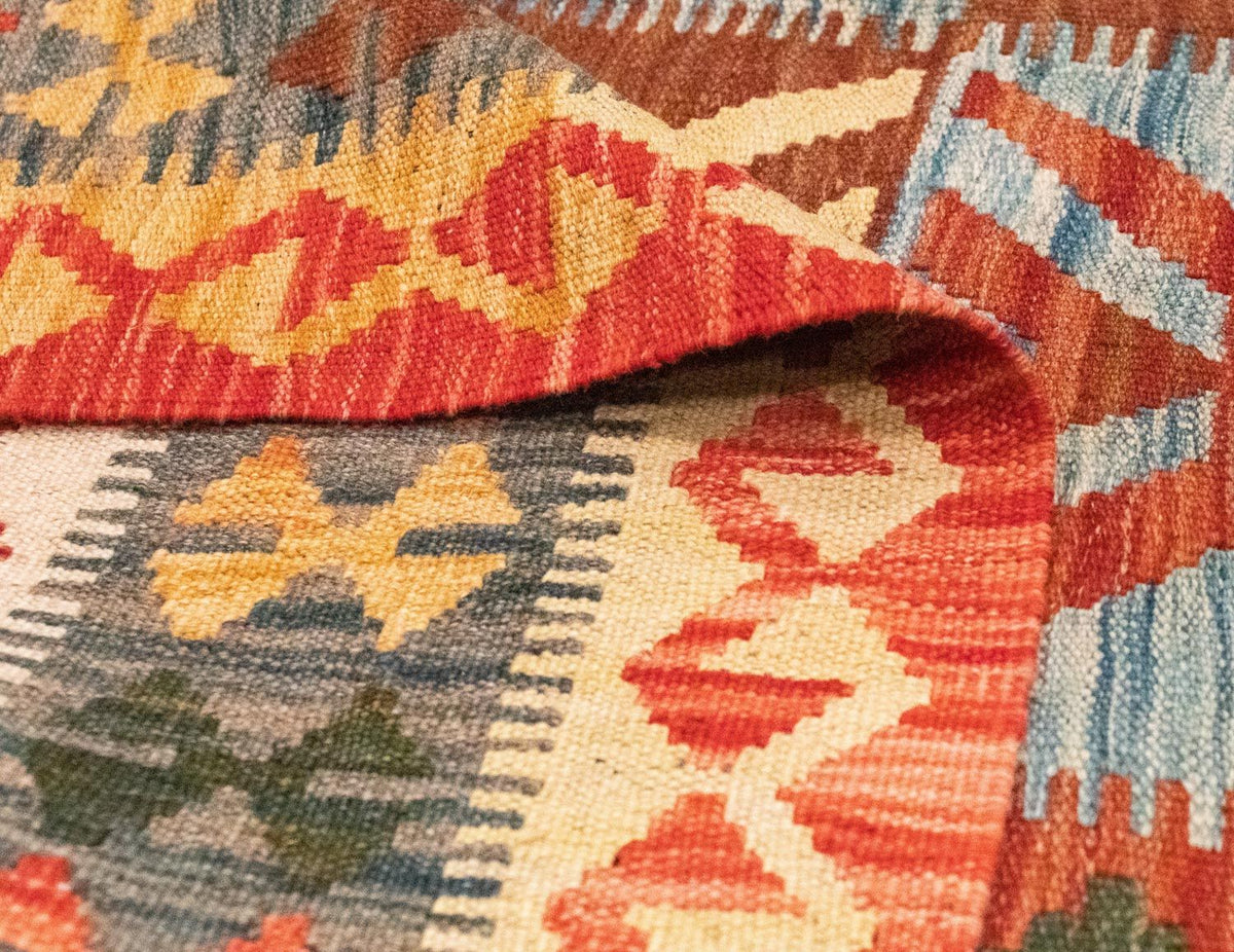 Tappeto Kelim - Orientale - 205 x 150 cm - arancione