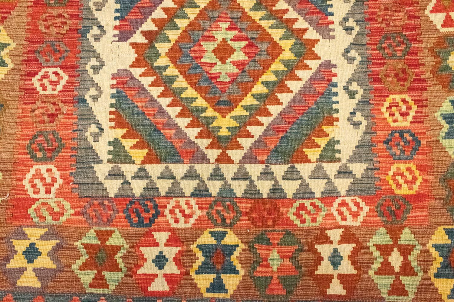 Tappeto Kelim - Orientale - 203 x 148 cm - arancione