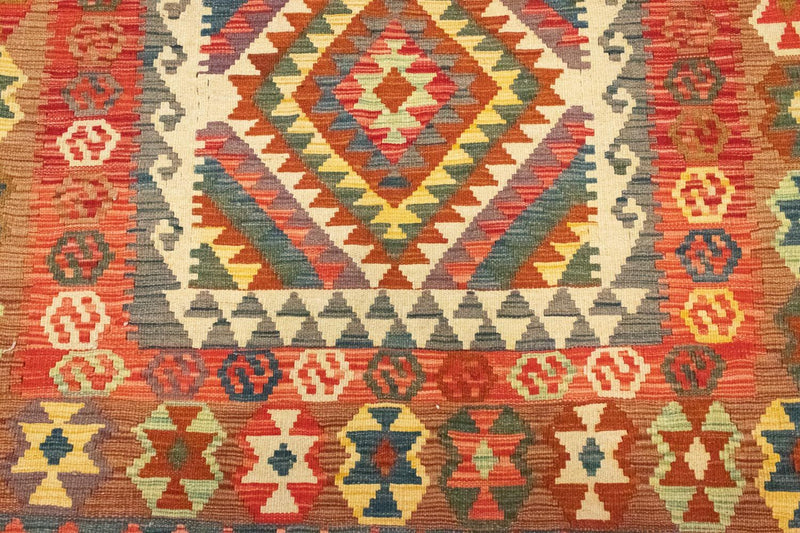 Tappeto Kelim - Orientale - 203 x 148 cm - arancione