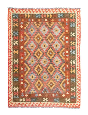 Tappeto Kelim - Orientale - 217 x 160 cm - arancione