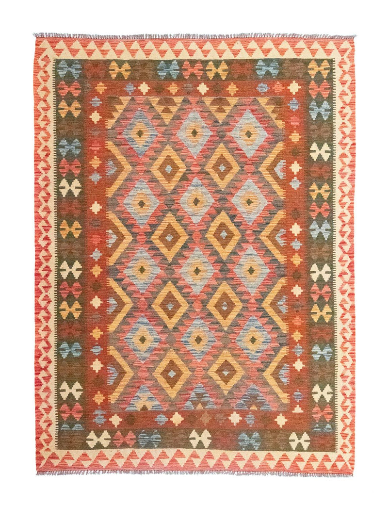 Tappeto Kelim - Orientale - 217 x 160 cm - arancione