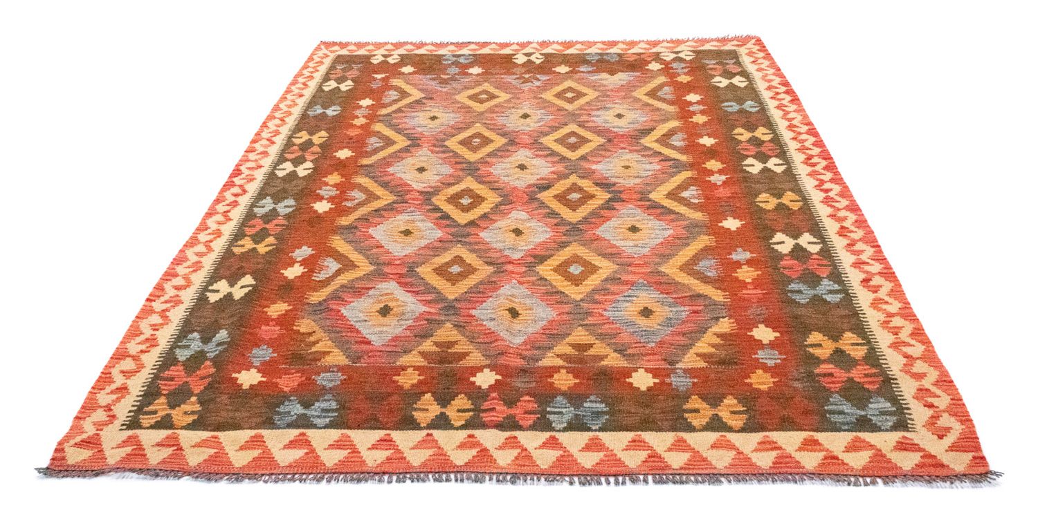 Tappeto Kelim - Orientale - 217 x 160 cm - arancione