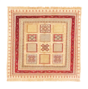 Tappeto Persero - Nomade quadrato  - 102 x 96 cm - rosso