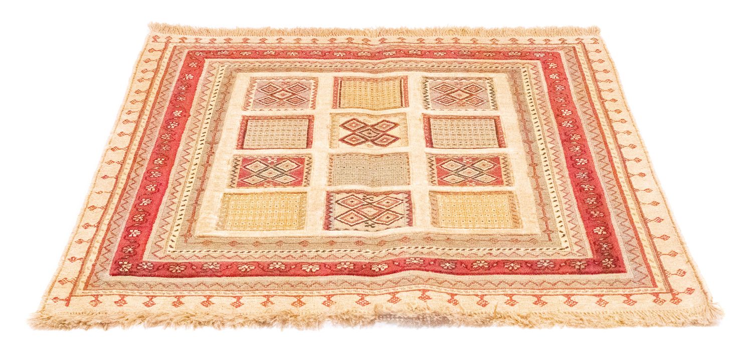 Tappeto Persero - Nomade quadrato  - 102 x 96 cm - rosso