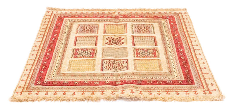 Tappeto Persero - Nomade quadrato  - 102 x 96 cm - rosso