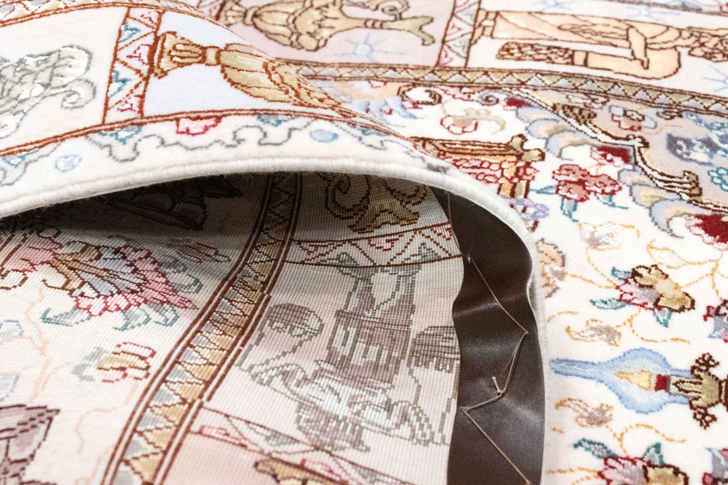 Tappeto Persero - Tabriz - Reale - 134 x 75 cm - beige