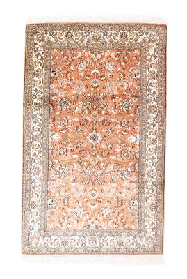 Tappeto di seta - Seta del Kashmir - 122 x 76 cm - arancione
