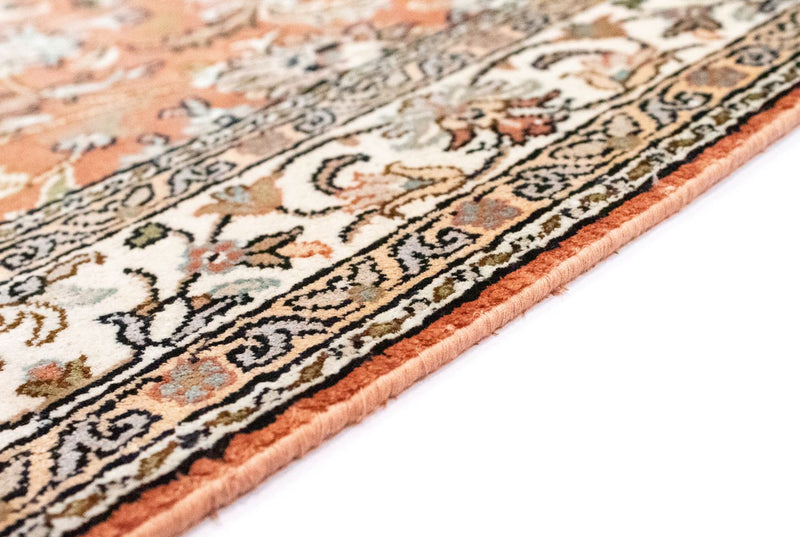 Tappeto di seta - Seta del Kashmir - 122 x 76 cm - arancione